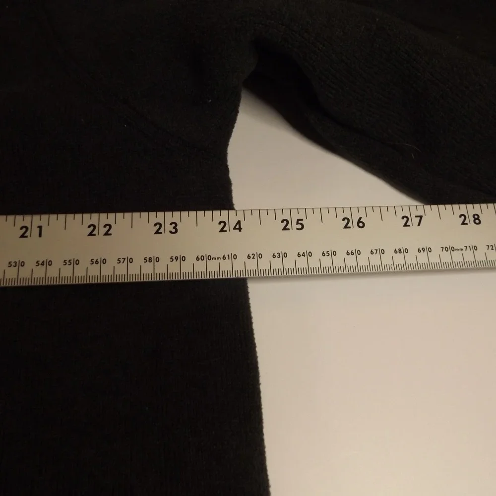 mens north face 1/4 zip fleece pullover, Black, Size XL